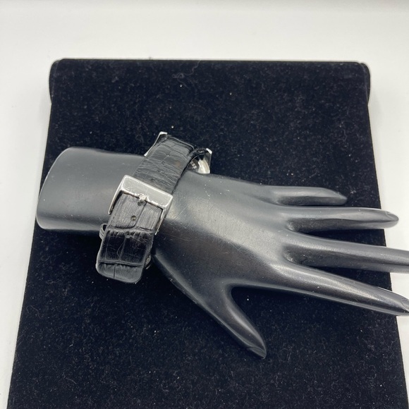 KENNETH Cole Watch Men Leather Wristwatch - Picture 2 of 4